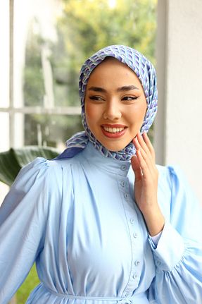 روسری سرمه ای پلی استر Silk Home - کد 886225162