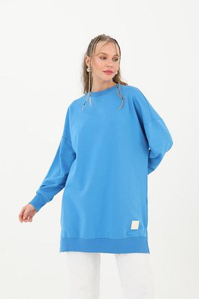 تونیک آبی زنانه بافتنی Soul - کد 886241445