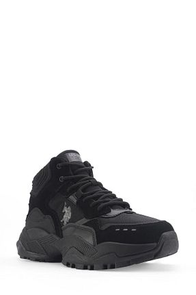 بوت / نیم بوت مشکی مردانه پاشنه تخت U.S. Polo Assn. - کد 886264544