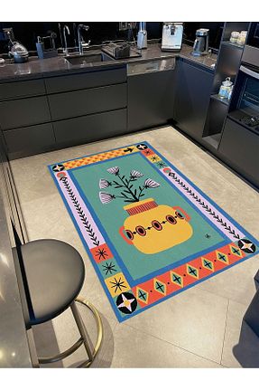 فرش رنگی قابل شستشو Rugs Modern Halı - کد 886296977