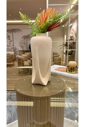 گلدان بژ سرامیک AstreHome - کد 886310890