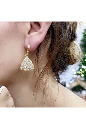گوشواره جواهر زرد زیرکن Store - کد 886311547