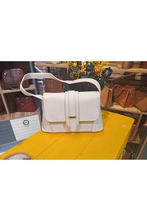 کیف دوشی بژ زنانه پلی اورتان nostalji silver - کد 886310165