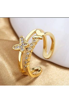 انگشتر استیل (فولاد) طلائی زنانه استیل (فولاد) wilaphaxsi - کد 794069296