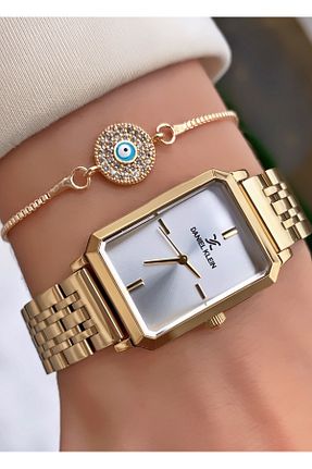 ساعت مچی طلائی زنانه 36-40 میلی متر Daniel Klein - کد 886424669