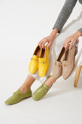 بابت سبز زنانه چرم خالص Moda Pie - کد 886355204