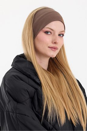 باندانا قهوه ای پنبه ای Butikgiz - کد 886371909