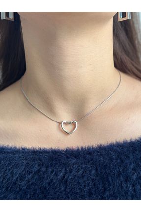 گردنبند استیل ( فولاد ) زنانه استیل ضد زنگ EEK ACCESSORİES - کد 886370171