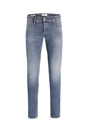 شلوار جین آبی مردانه پاچه تنگ Jack & Jones - کد 886399508