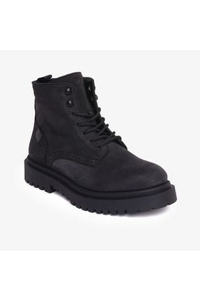 بوت / نیم بوت مشکی مردانه چرم خالص Greyder - کد 886489474