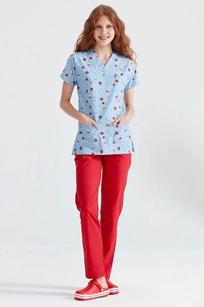 لباس فرم ورزشی آبی زنانه Moodamedikal - کد 102396698