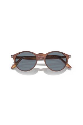 عینک آفتابی قهوه ای مردانه UV400 Persol - کد 681608189