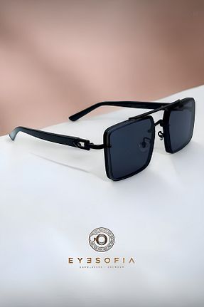عینک آفتابی آبی زنانه UV400 Eyesofia - کد 842156159