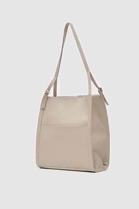 کیف دوشی بژ زنانه چرم مصنوعی Shule Bags - کد 886526239