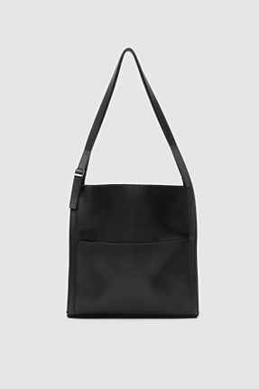 کیف دوشی مشکی زنانه چرم مصنوعی Shule Bags - کد 886530135