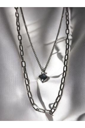 گردنبند جواهر طوسی زنانه آهن Kanosha - کد 886530059