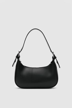 کیف دوشی مشکی زنانه چرم مصنوعی Shule Bags - کد 886538984