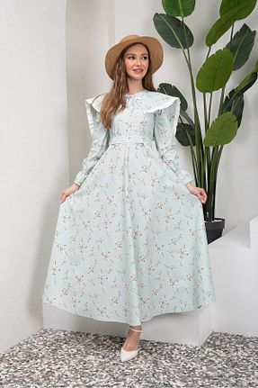 لباس حجاب سبز زنانه کلوش KÜÇÜĞÜM BUTİK - کد 682527654