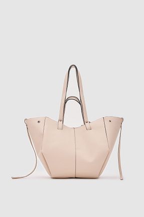 کیف دوشی بژ زنانه چرم مصنوعی Shule Bags - کد 814619206