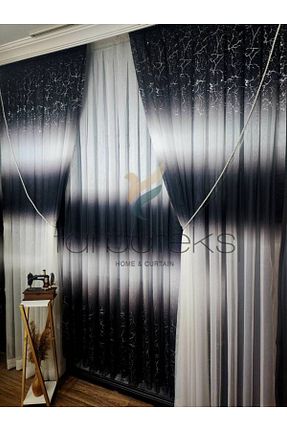 پرده زمینه طوسی پلی استر farbateks - کد 872088432