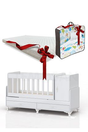 گهواره سفید چوب temosan mobilya - کد 35715077