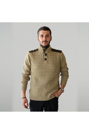 پلیور بژ مردانه Saç Örgü Archercamp - کد 886435322