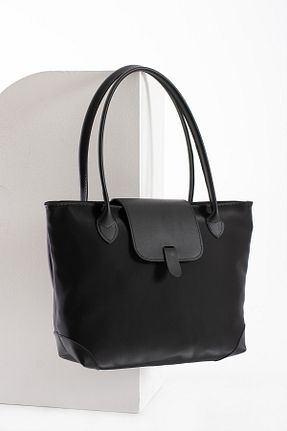 کیف دوشی مشکی زنانه ساتن NBİBAGS - کد 877290423