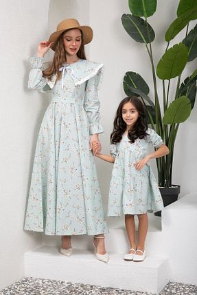لباس سبز زنانه بافتنی KÜÇÜĞÜM BUTİK - کد 703365514