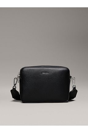 کیف دوشی مشکی زنانه چرم مصنوعی Calvin Klein - کد 883362523