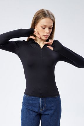 بادی مشکی زنانه یقه ماهیگیر Maison La Femme - کد 769992293
