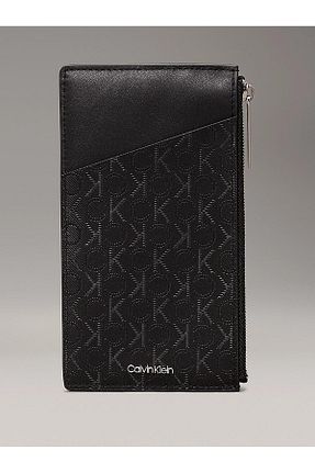 کیف پول مشکی مردانه چرم خالص Calvin Klein - کد 886680412