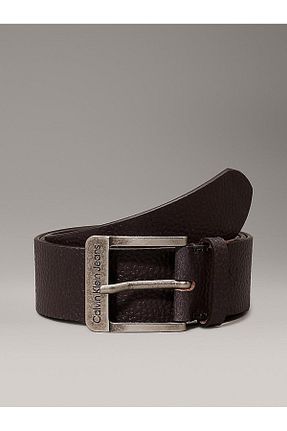 کمربند قهوه ای مردانه چرم خالص Calvin Klein - کد 886681659