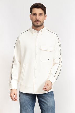پیراهن نباتی مردانه رگولار Emporio Armani - کد 774367989