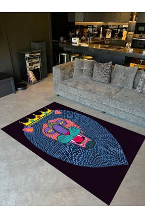 فرش رنگی قابل شستشو Rugs Modern Halı - کد 886605999