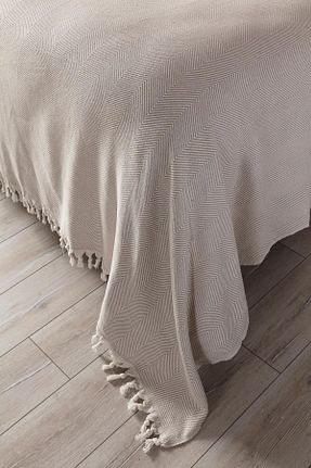 روتختی دونفره بژ پنبه ای Lamassi - کد 886609908
