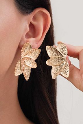 گوشواره استیل (فولاد) طلائی مردانه استیل (فولاد) MRK - کد 886615483