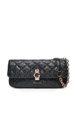 کیف دوشی مشکی زنانه چرم مصنوعی Guess - کد 886005800