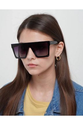عینک آفتابی مشکی زنانه UV400 STAOOM - کد 474609038