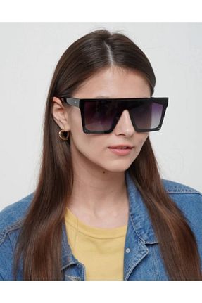 عینک آفتابی مشکی زنانه UV400 STAOOM - کد 474609038