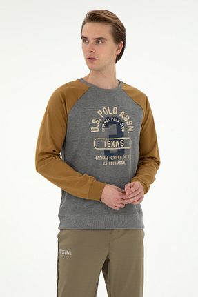 سوئیشرت طوسی مردانه ساده U.S. Polo Assn. - کد 886662757