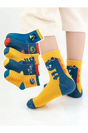 جوراب رنگی بچه گانه پنبه ای Hobins Sportswear Company - کد 886735819