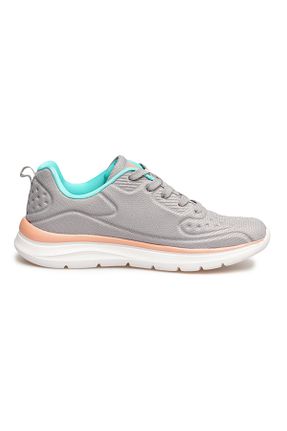 کفش اسنیکر طوسی زنانه بند دار hummel - کد 848458641