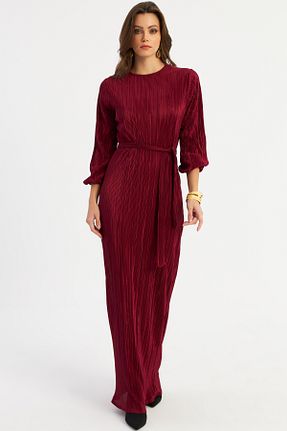 لباس زرشکی زنانه بافتنی Cool & Modest - کد 864984773