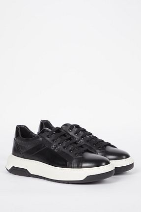 کفش اسنیکر رنگی مردانه چرم اصل Galliano Shoes - کد 886722058