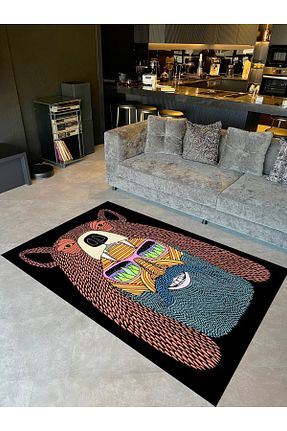 فرش رنگی قابل شستشو Rugs Modern Halı - کد 886749449