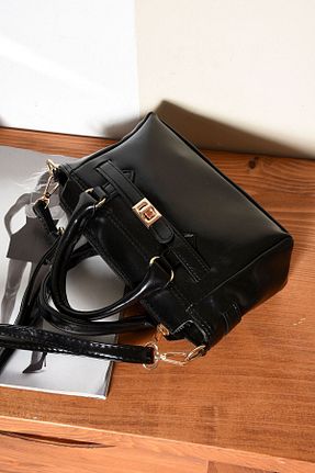 کیف دوشی مشکی زنانه چرم مصنوعی Butik - کد 886748417