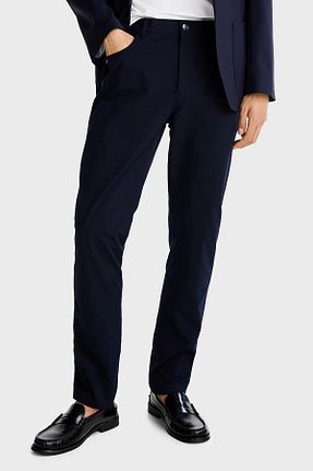 شلوار سرمه ای مردانه مخلوط پلی استر Tommy Hilfiger - کد 886742536