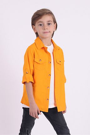 پیراهن نارنجی بچه گانه رگولار Pollito - کد 886792004