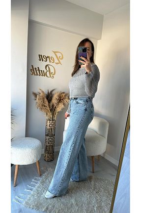 دامن آبی زنانه جین Tarz Noktası - کد 886779468