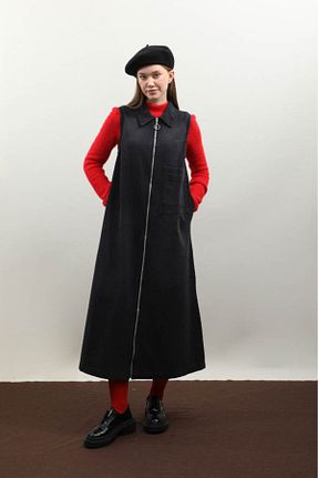لباس حجاب مشکی زنانه اورسایز ZÜLAYS - کد 886789626